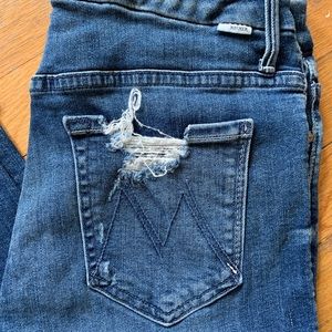 Mother High Waisted Ankle Jeans